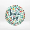 Thank you with balloons arrangement featuring elegant celebratory styling prepared in Birmingham.